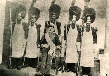 honor guard at death garcia moreno