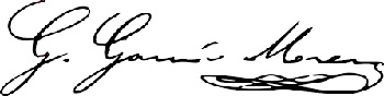 signature of garcia moreno