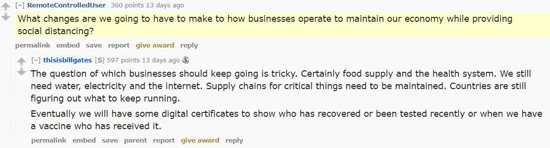 Bill Gates answers - Event 201