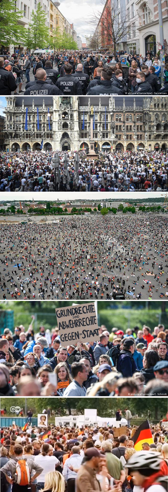 protestas en Alemania