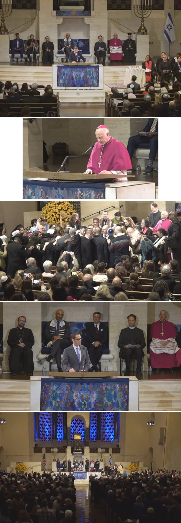 Cordileone en bendición judía interreligiosa