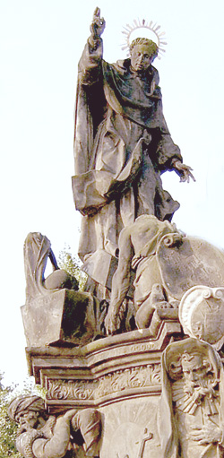 ferrer en el puente de praga