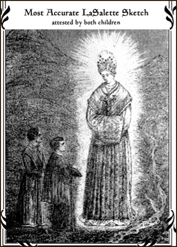 aparición exacta la salette