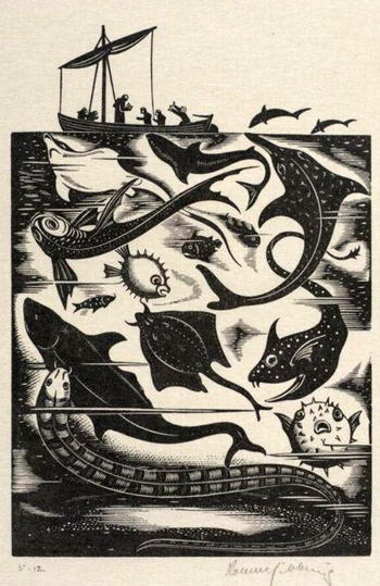 monstruos marinos y san Brandán