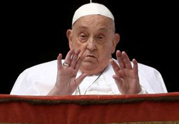 pope francis on easter Sunday